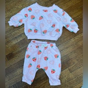 Old Navy Baby Strawberry Set